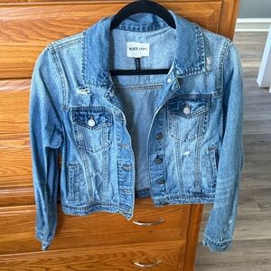 Black Label Distressed Blue Jacket